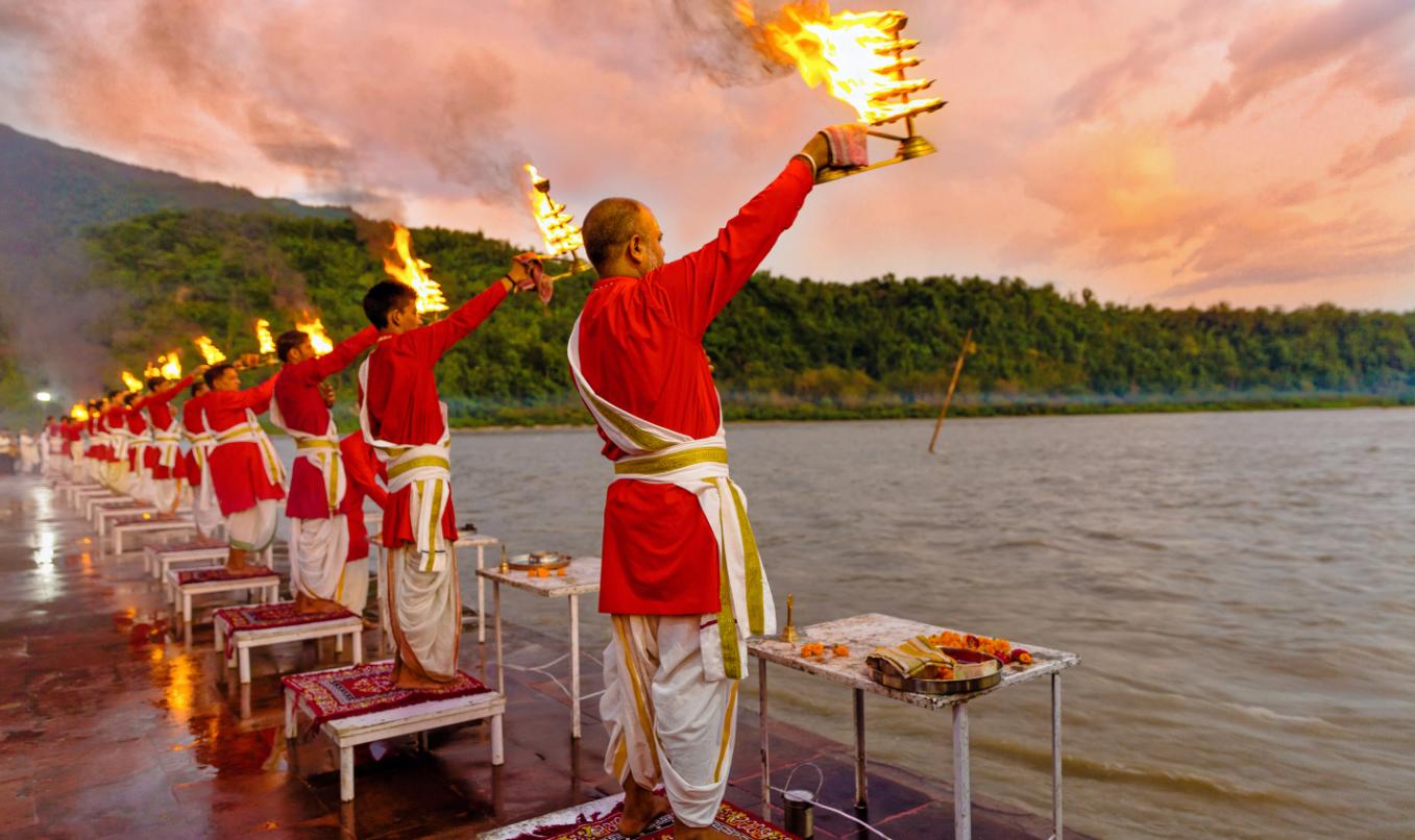Day 1 in Rishikesh, scene 1